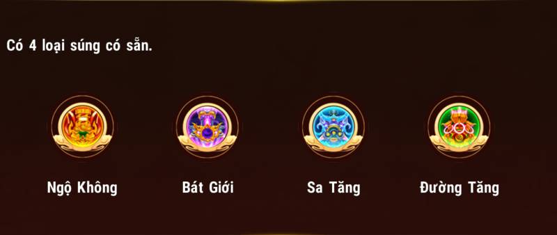 Bắn Cá Tây Du Là Gì? Trò Chơi Đổi Thưởng Hấp Dẫn Nhất 2025 6 Các Loại Súng Trong Game